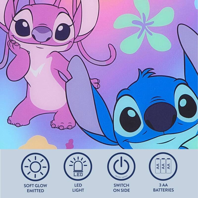 Disney Stitch Angel LED Wall Art