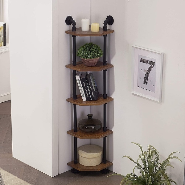 Wooden corner shelves wall mounted 2025