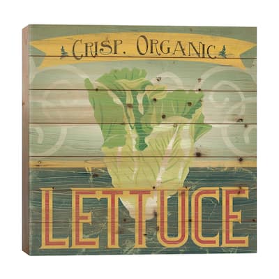 Farm Stand VI Print On Wood by June Erica Vess - Multi-Color