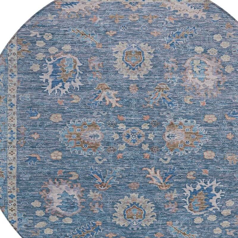 HomeRoots Floral Traditional Rectangle Outdoor Rug