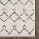 preview thumbnail 10 of 9, Tigris Texcoco Moroccan Trellis Geometric Farmhouse Area Rug