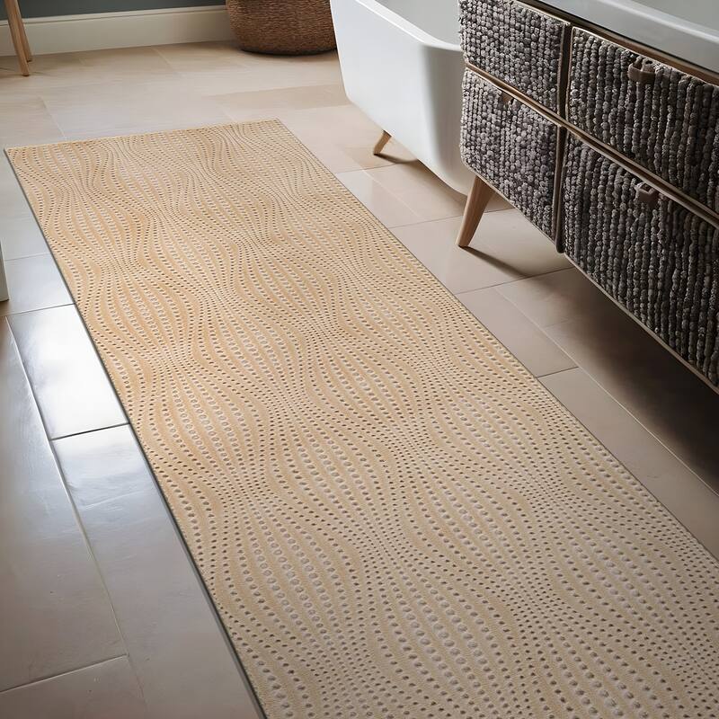 Beverly Rug Serenity Solid Modern Non Slip Soft Indoor Area Rug