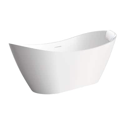 Transolid K-AFTS5931-M31 Skylar 59" Free Standing Acrylic Soaking Tub