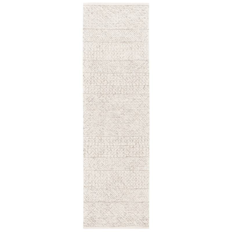 SAFAVIEH Handmade Metro Helen French Country Wool Rug - 2'3" x 8' Runner - Ivory