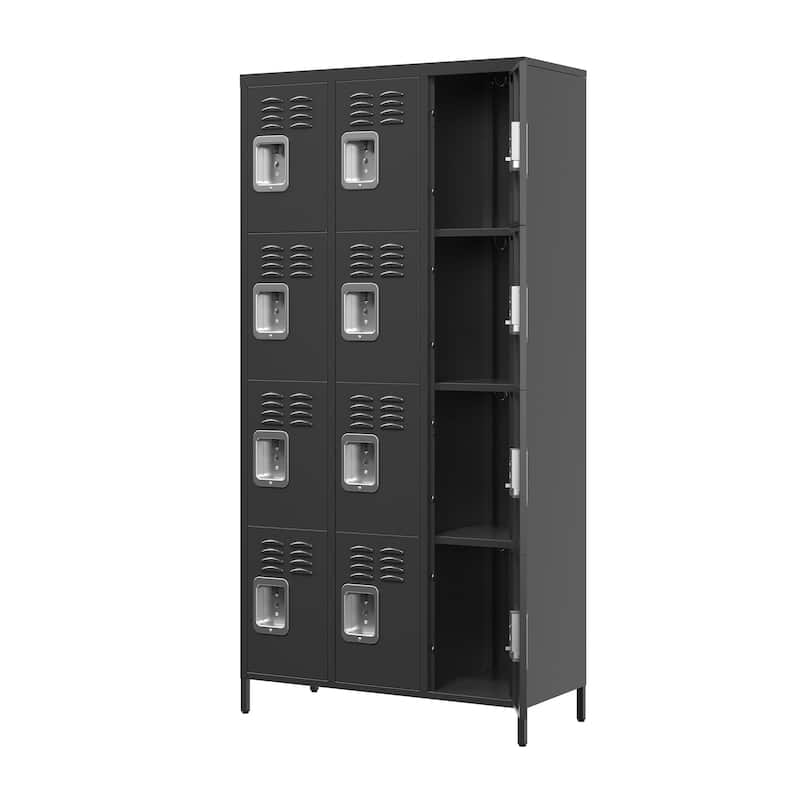 12 Door 72"H Metal Lockers With Lock