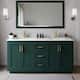 Option Green / Giotto Quartz Top / Brushed Gold Hardware