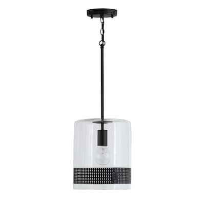 Marion 1-light Hanging Pendant w/ Clear Glass