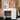 Boahaus Saranya Dressing Table, Light Bulbs, White
