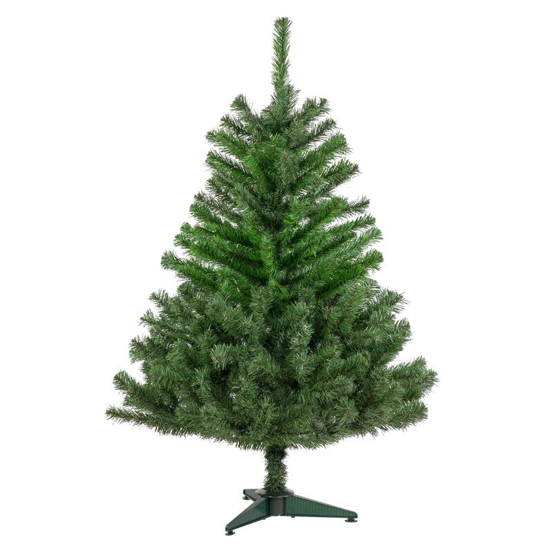 Full Two-Tone Colorado Spruce Artificial Christmas Tree - 4' - Unlit - 4 Foot