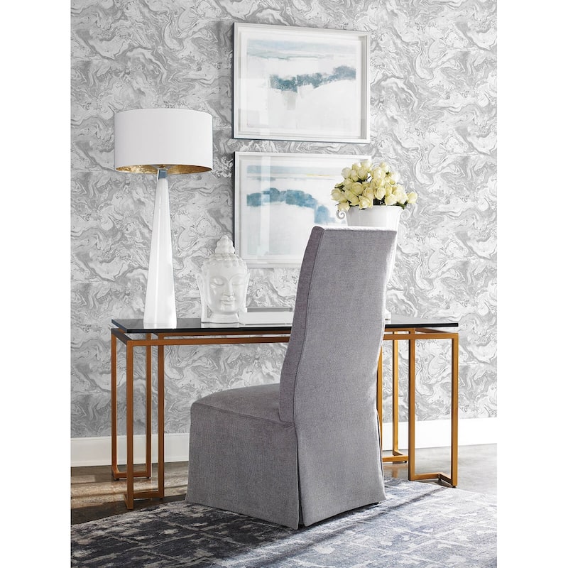 Luxe Haven Faux Marble Peel and Stick Wallpaper