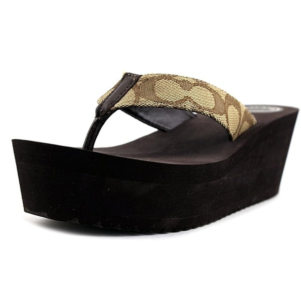 Coach Womens Jen Open Toe Special Occasion Platform Sandals
