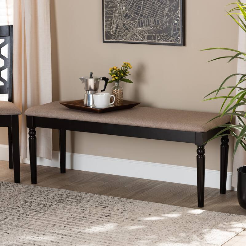 Giovanni Modern and Contemporary Wood Dining Bench