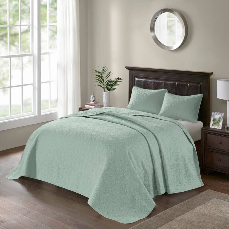 Madison Park Mansfield Reversible Bedspread Set