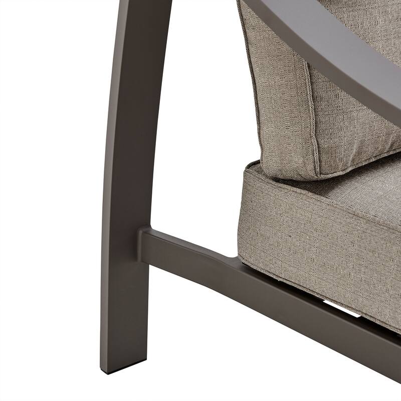 Koda Modern Aluminum Outdoor Chair with Cushions