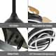Oaks Aura 42in. LED DIY Shape Retractable Modern Ceiling Fan With Lights, 6-Speed Latest DC Motor Remote Control Ceiling Fan