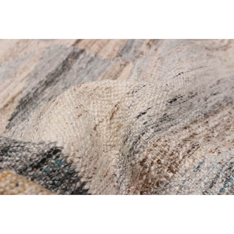 Ankara FW Grey Kilim 5'4" x 7'6" - 5'4 x 7'6