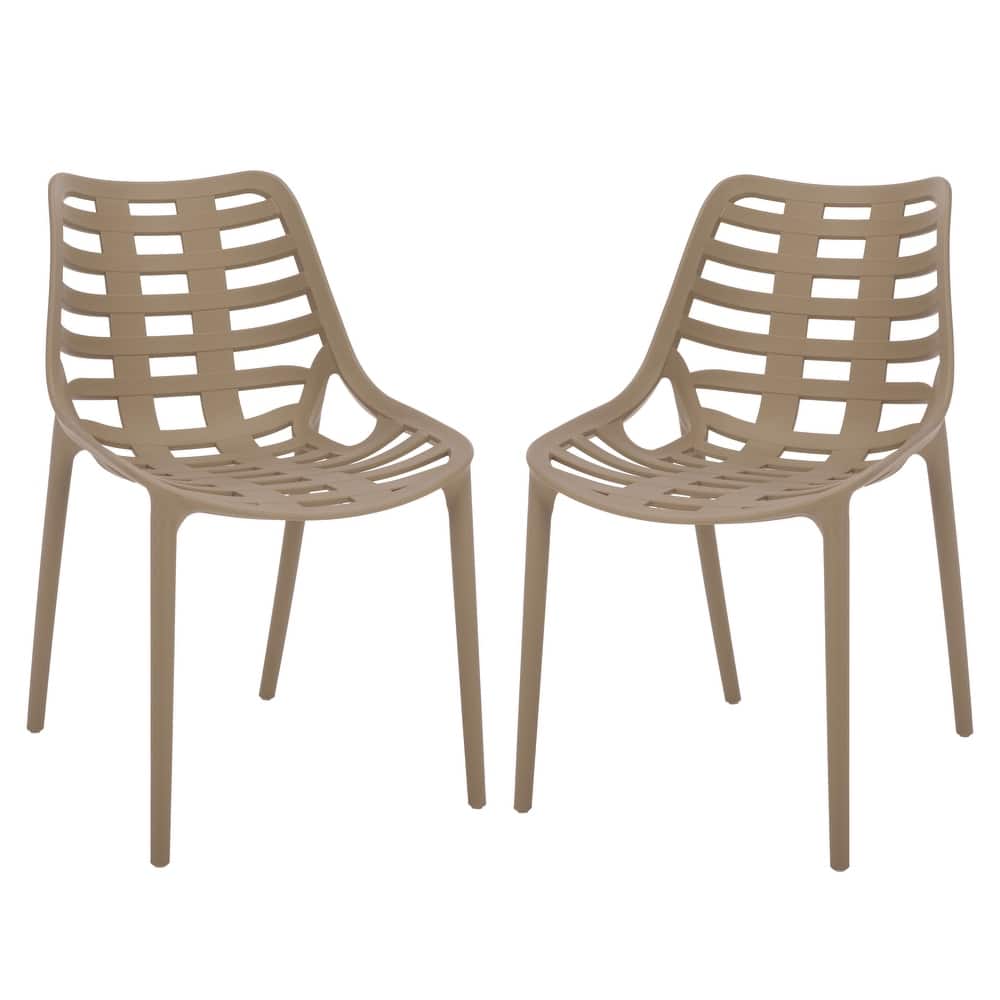 SAFAVIEH Outdoor Living Fufa Dining Chair (Set of 2) - 20"W x 24"D x 33"H