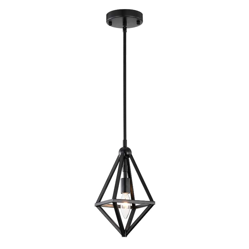 Tomo 8 Inch Matte Black Single Light Pendant