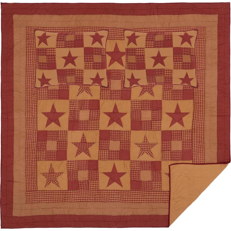 Ninepatch Star Quilt Set