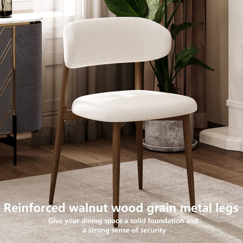 GDFStudio - Rowan Contemporary Upholstered Counter Height Bar Stool Set with Metal Legs and Supportive Back Design