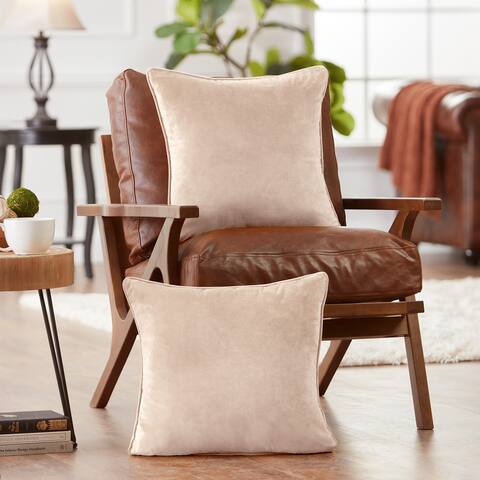 Chanasya Ultra Soft Velvet Throw Pillow Cover Case