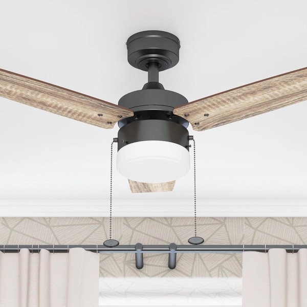 Copper Grove Glenfaba 42-inch Espresso Ceiling Fan with 3 Barnwood Blades. Opens flyout.