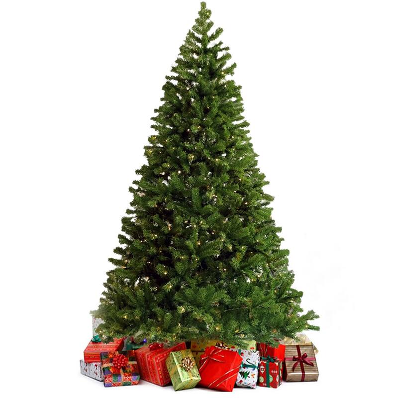 6FT Artificial Christmas Tree for Home, Party Decoration w/ Lights