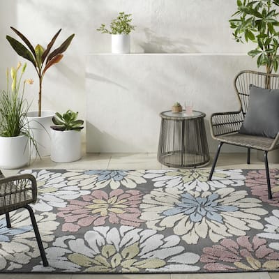 Livabliss Lakeside Tropical Outdoor Area Rug