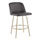 Option Grey Faux Leather