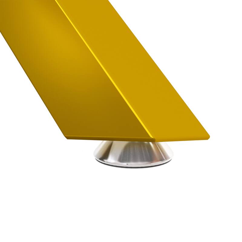 47.24" Rectangular Clear Tempered Glass Dining Table,Stylish Design with Gold Metal Legs, Kitchen Table for Dining Room