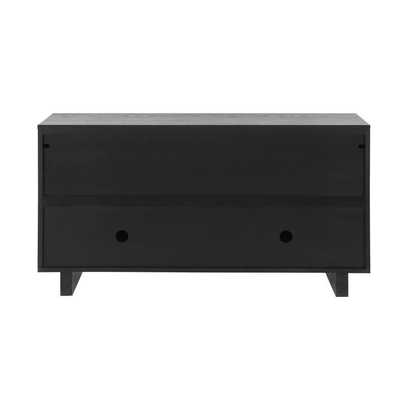 Modern 59" Sideboard Storage Cabinet with 4-Door and Metal Handles for Home Organization