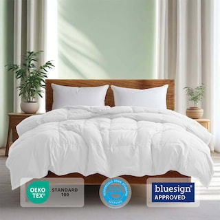 Year-round & Lightweight White Goose Down Duvet Insert Comforter