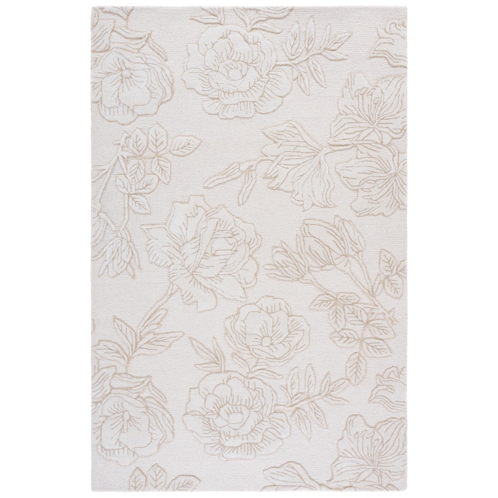 SAFAVIEH Handmade Glamour Arsenia Floral Wool Rug