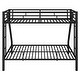 preview thumbnail 9 of 28, Wider Design Twin XL over Queen Metal Bunk Bed with Ladder and Guardrails