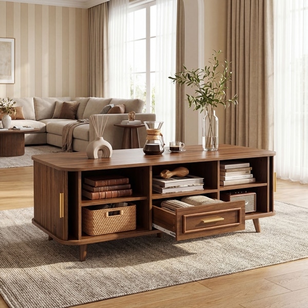 Christopher Knight Home - Nova Multi-Storage Coffee Table - On