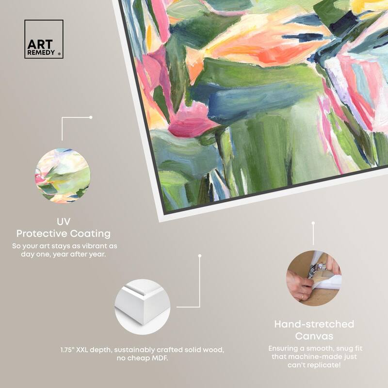 Sunkissed Garden Canvas by Art Remedy