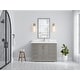preview thumbnail 111 of 161, Willow Collection 48 in W x 22 in D x 36 in H Boston Single Bowl Sink Bathroom Vanity with Countertop 2"Calacatta Nuvo - Elephant Skin Gray