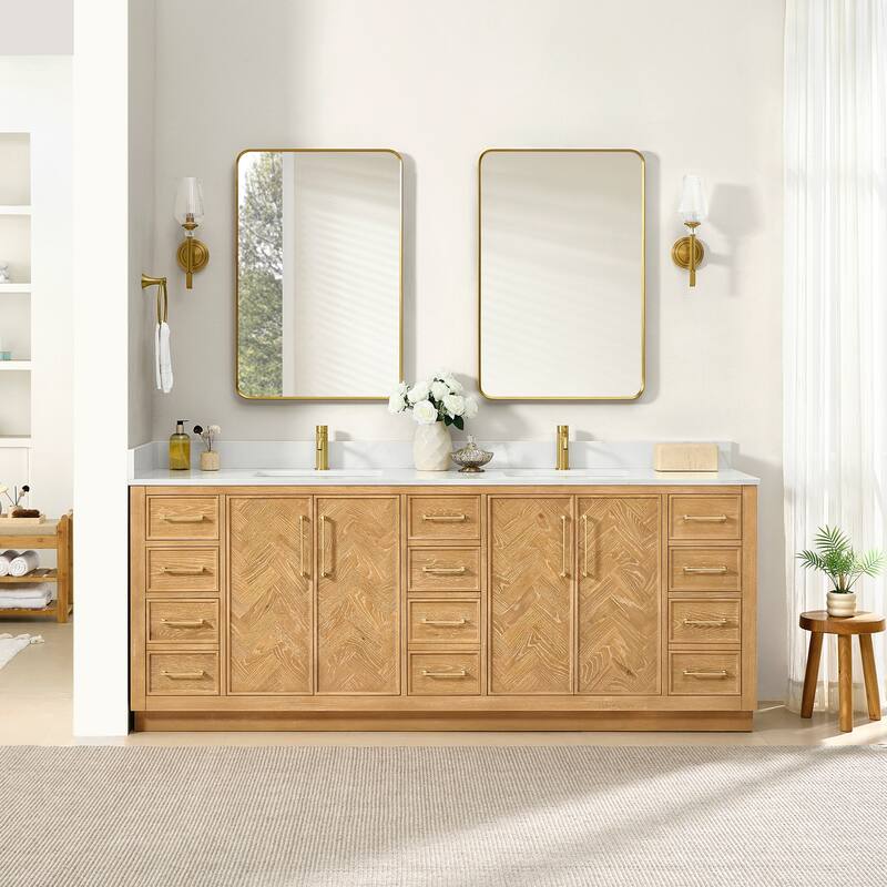 Jakarta Bath Vanity with Quartz Stone Top without Mirror