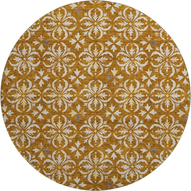 Premium Washable Super Soft Transitional Medallions Mayfield Rug