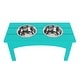 preview thumbnail 51 of 70, Elevated Pet Feeder with Stainless Steel Bowls - N/A