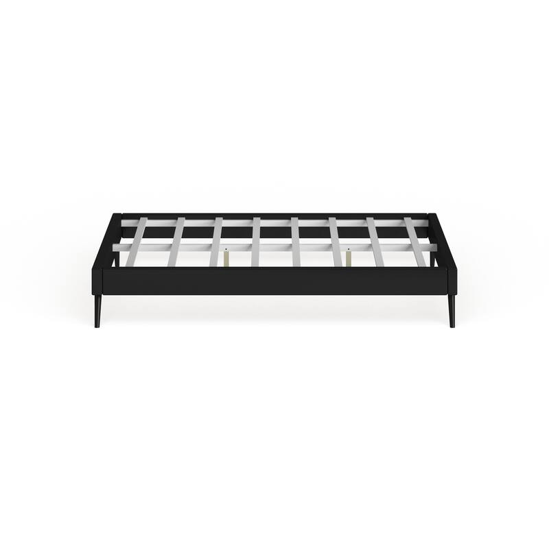 Modway Helen Black Wood Round Splayed Legs Bed