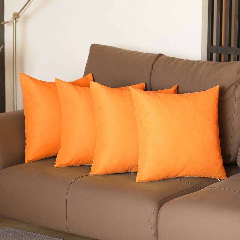 Farmhouse Set of 4 Decorative Throw Pillow Square and Lumbar