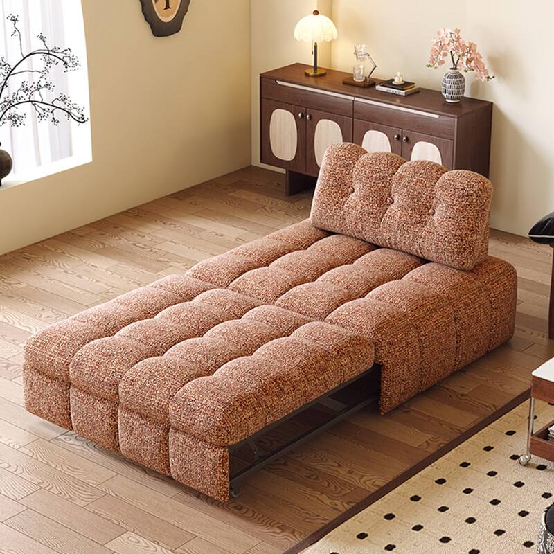 JASIWAY Chenille Pull-Out Single Sofa Bed