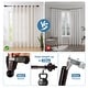 preview thumbnail 5 of 28, Modern Round Urn Adjustable Drapery Double Curtain Rod
