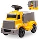 preview thumbnail 2 of 16, 6V Ride on Car for Toddlers, 2 in 1 Battery Powered Electric Kids Car & Ride on Push Car Yellow