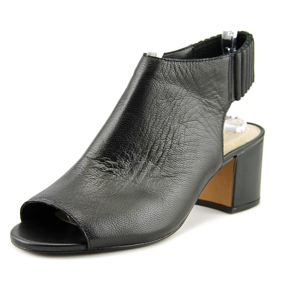 clarks open toe heels