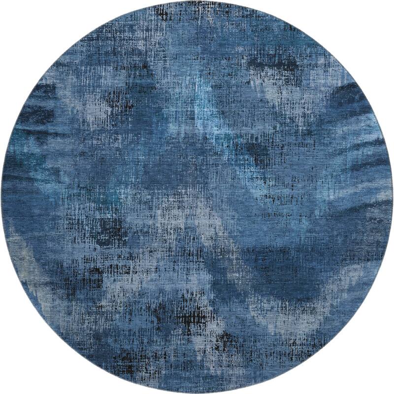 Premium Washable Super Soft Brushstrokes Modern V Mayfield Rug