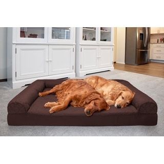 Shop Furhaven Pet Bed Quilted Orthopedic Sofa Dog Bed