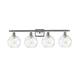 Option Clear Water Glass / Brushed Satin Nickel Finish