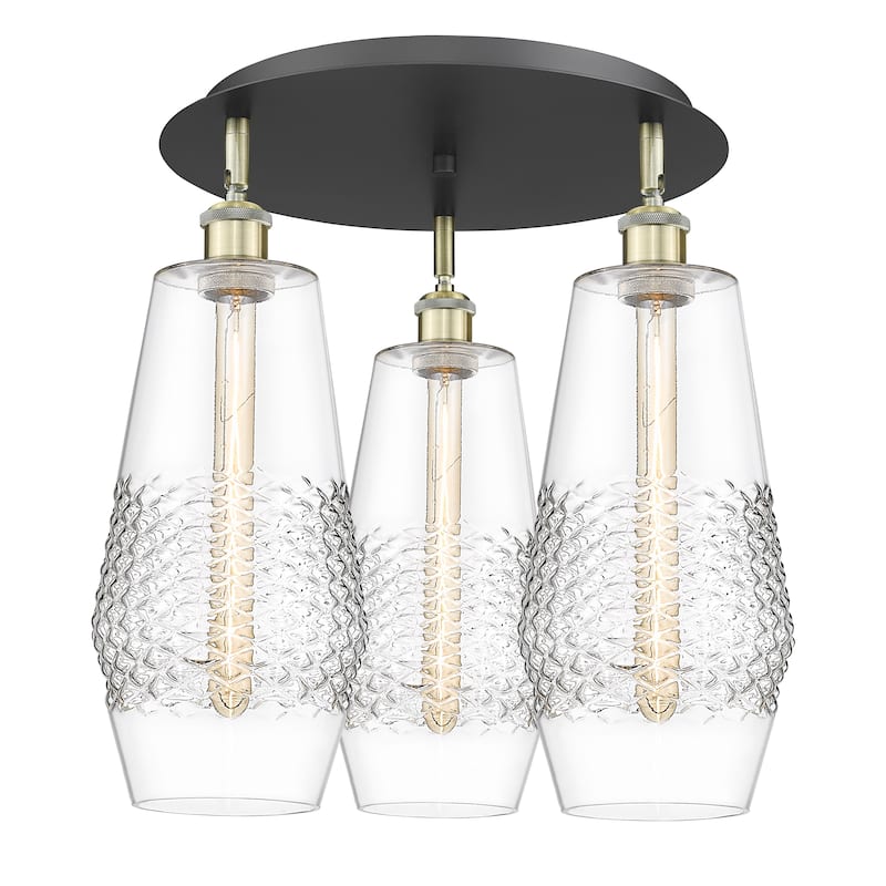 Innovations Lighting Windham - 3 Light 19" Flush Mount